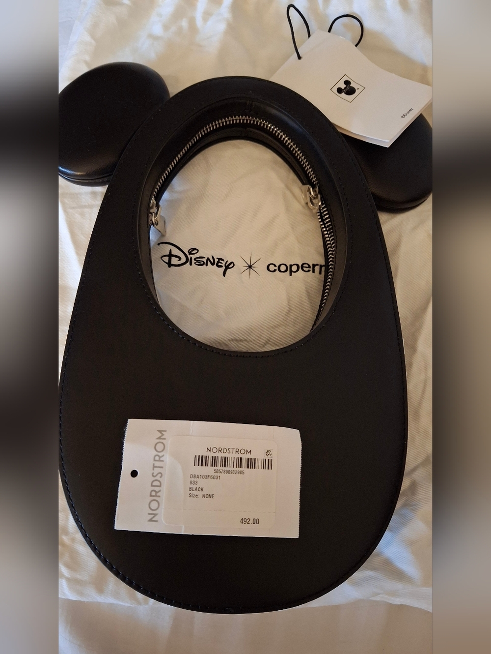 Coperni Black Mickey Ear Top-Handle Kids Bag - Picture 7 of 7